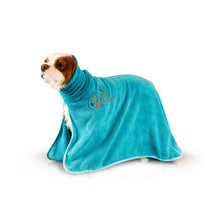 Load image into Gallery viewer, Show Tech+ Dry Dude Turquoise Bathrobe