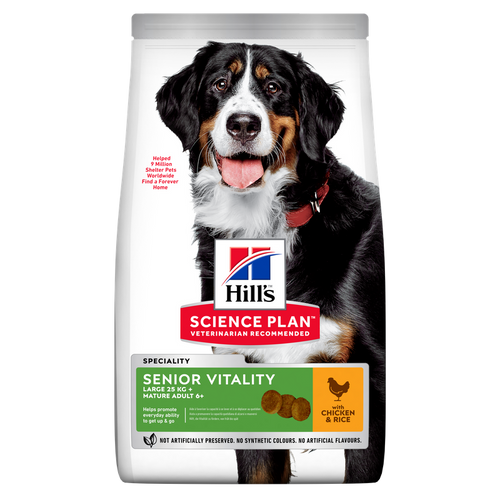 Hill’s Science Plan senior vitality largebreed ckn  12kg