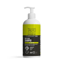 Load image into Gallery viewer, TAURO PRO LINE ULTRA NATURAL CARE Djúp hreinsani sjampó fyrir hvítan og ljósan feld. Fyrir hunda og ketti.. 400ml