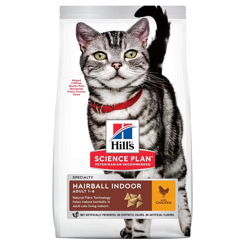 Hill’s Science Plan adult hairball indoor ckn 1,5kg