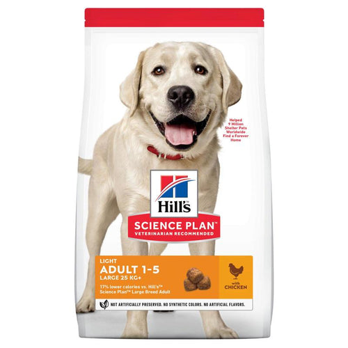 Hill’s Science Plan adult light large breed ckn 12kg