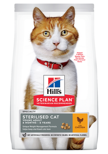 Hill’s Science Plan fel. sterilised cat adult ckn 1.5kg