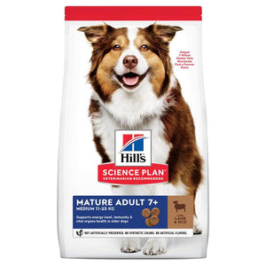 Hill’s Science Plan mature medium lamb&rice 12kg