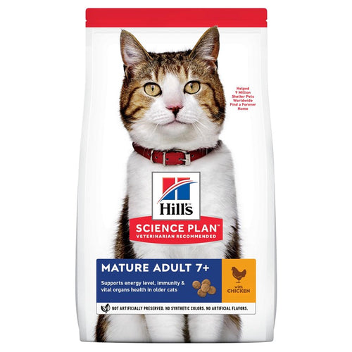 Hills Science Plan Fyrir eldri ketti 7+ 1.5kg  7kg