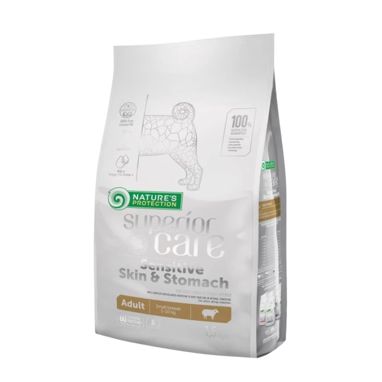 Nature's Protection Superior Care ADULT Sensitive Skin & Stomach. Með lambi