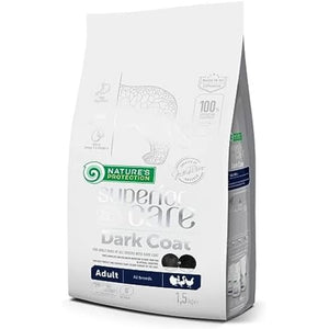 NATURE'S PROTECTION SUPERIOR CARE DARK COAT ADULT Með Alifugl 
NATURE'S PROTECTION SUPERIOR CARE DARK COAT ADULTwith poultry
