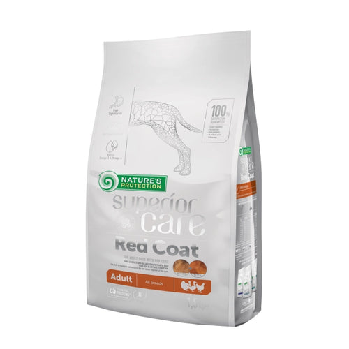 NATURE'S PROTECTION SUPERIOR CARE dry food for adult, all breed dogs with red coat Með kjúkling

NATURE'S PROTECTION SUPERIOR CARE dry food for adult, all breed dogs with red coat with poultry 