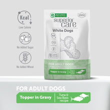 Load image into Gallery viewer, SUPERIOR CARE blautmatur með túna og sjávarbassa 70gr