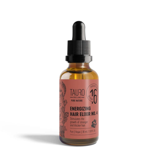 TAURO PRO LINE PURE NATURE ENERGIZING HAIR ELIXIR NO. 4. 30ml. Fyrir hunda og ketti