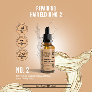 TAURO PRO LINE PURE NATURE REPAIRING HAIR ELIXIR NO. 2 Fyrir hunda og ketti 30ml